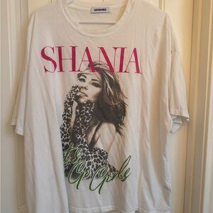 Daydreamer White Graphic Tee Shania